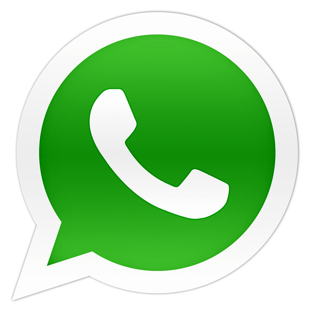 Icono de chat verde con teléfono blanco dentro de un globo de diálogo sobre fondo negro.